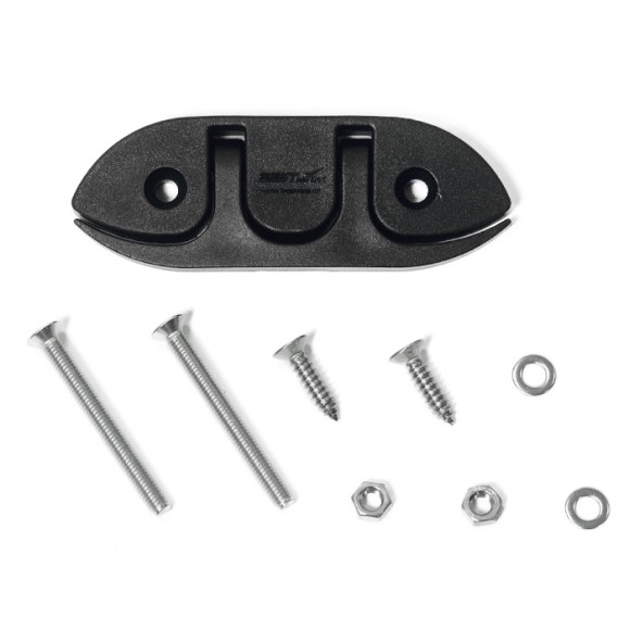 Утка швартовая складная SUNFINE 120 мм, черный нейлон