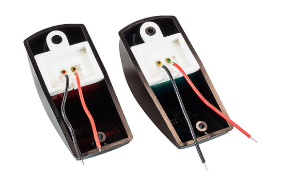 Огни ходовые, черный корпус, комплект