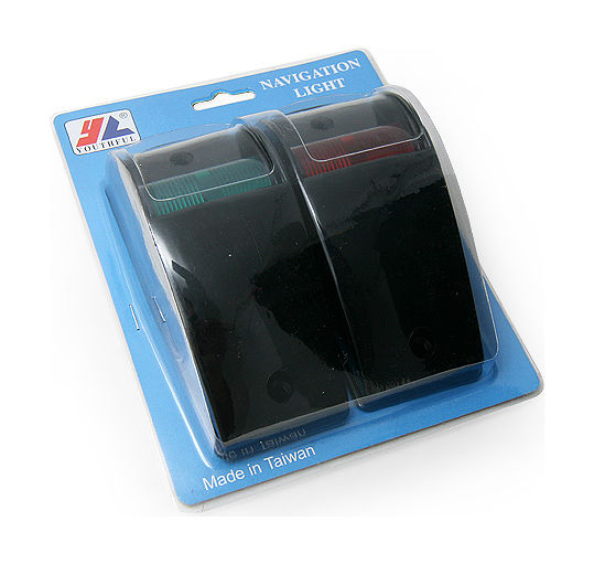 Огни ходовые, черный корпус, комплект