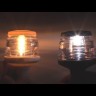 Огонь топовый на стойке 4", черный, пластиковый, 12 В, LED, Ba15d