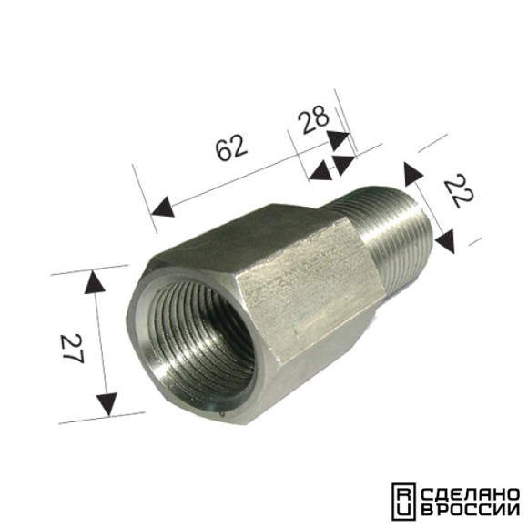 Адаптер удлинитель для рулевого троса  ДУ Mercury (аналог А.235) Адаптер удлинитель для рулевого троса  ДУ Mercury (аналог А.235)