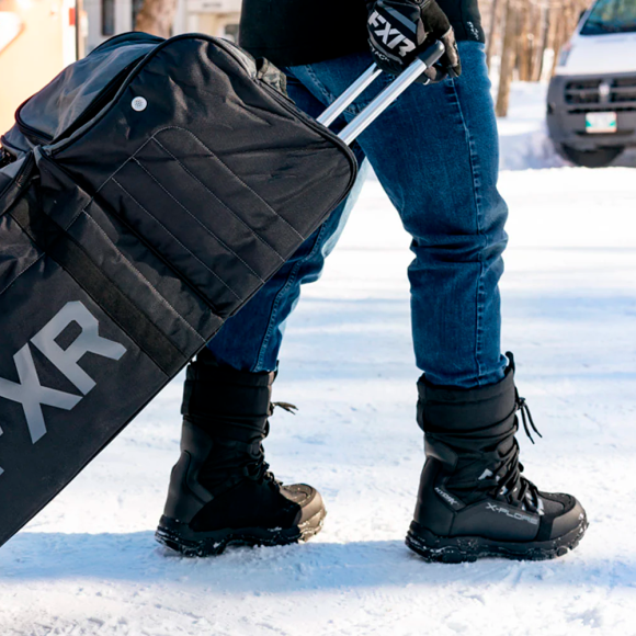 Ботинки FXR X-Plore Short с утеплителем Black Ops, 10/12/43