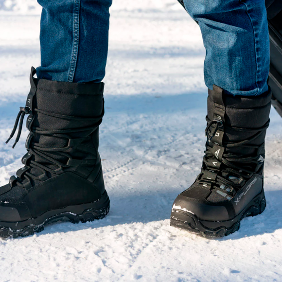 Ботинки FXR X-Plore Short с утеплителем Black Ops, 10/12/43