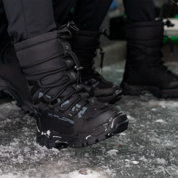 Ботинки FXR X-Plore Short с утеплителем Black Ops, 10/12/43