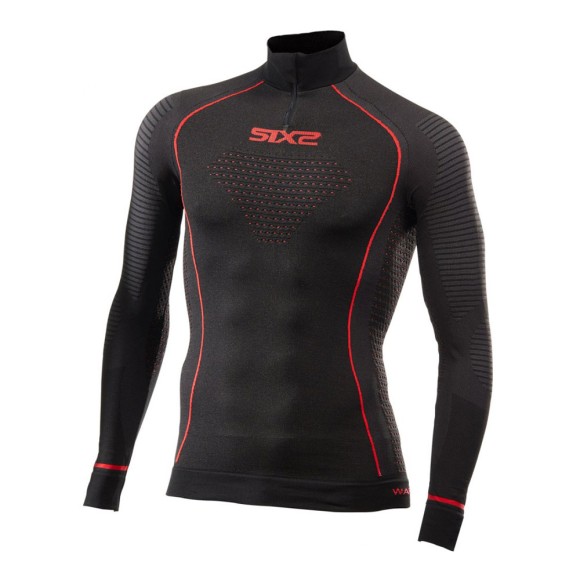 Термокофта SIXS TS13W CU Black/Red, M/L