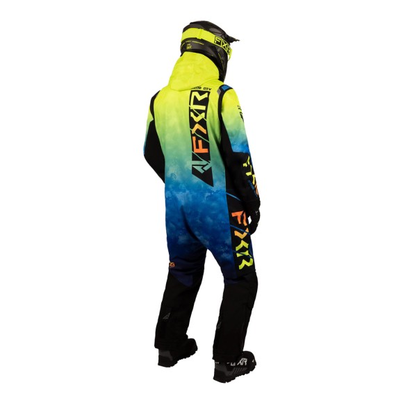 Комбинезон FXR Helium с утеплителем Blue-Hi Vis Fade/Inferno, XL Комбинезон FXR Helium с утеплителем Blue-Hi Vis Fade/Inferno, XL