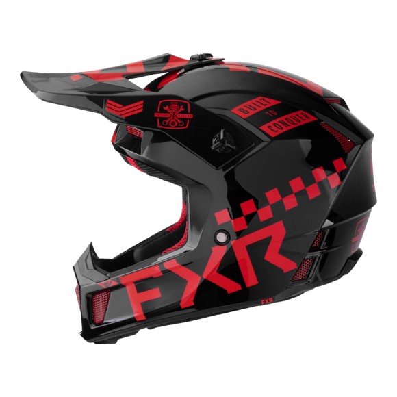 Шлем FXR Clutch Gladiator Nuke Red, M Шлем FXR Clutch Gladiator Nuke Red, M