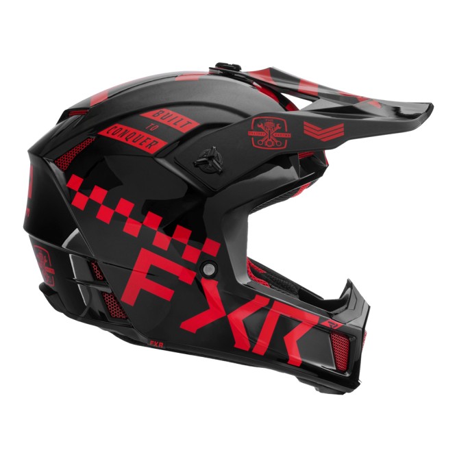 Шлем FXR Clutch Gladiator Nuke Red, M