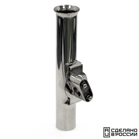 Держатель спиннинга 250х37 поворотный нержавеющая сталь.