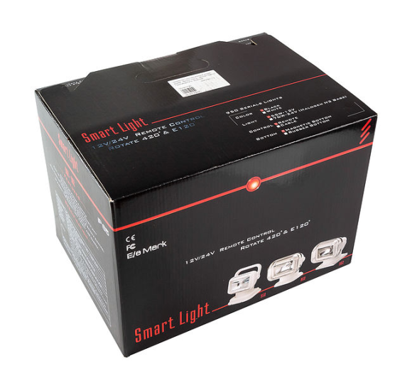 Прожектор с дистанционным управлением, черный корпус, галоген, брелок, модель 950