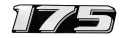 Эмблема, задняя сторона (175), Suzuki