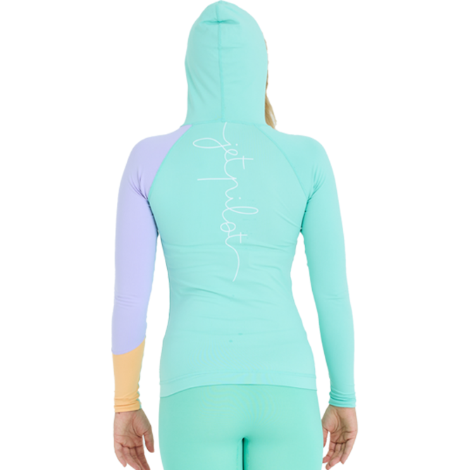 Толстовка JetPilot Pacer Hooded L/S Rashie Teal, L