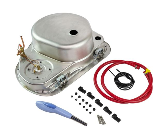 Плита газовая с мойкой правой, стеклянная крышка, Marine Rocket