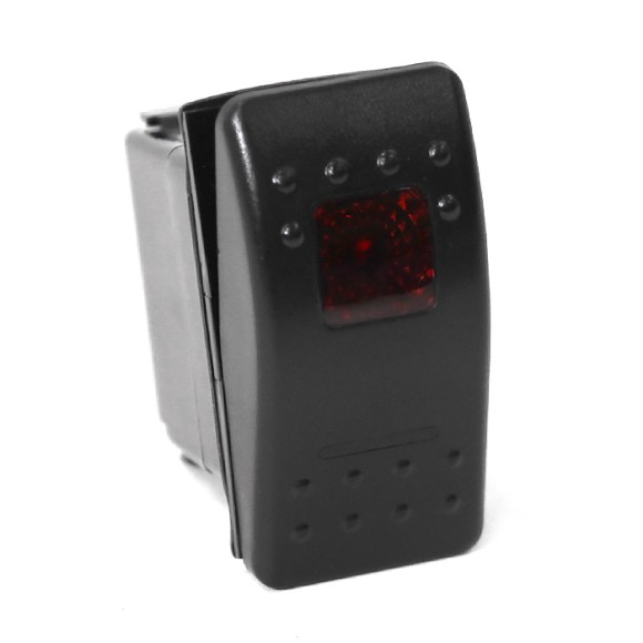 Переключатель (on)-on, S.P.D.T, 4P, LED*2 NEKEKE