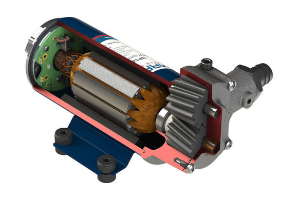 Помпа водоподающая шестеренчатая Marco UP14-P, 12 В, 46 л/мин, 29 PSI (2 бар) Помпа водоподающая шестеренчатая Marco UP14-P, 12 В, 46 л/мин, 29 PSI (2 бар)