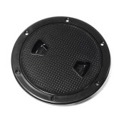 Крышка люка технологическая SUNFINE 153 мм, черная (Замена EASTERNER C12793N)