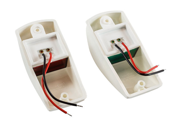 Огни ходовые, белый корпус, комплект