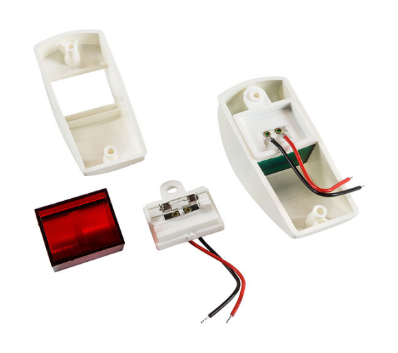 Огни ходовые, белый корпус, комплект