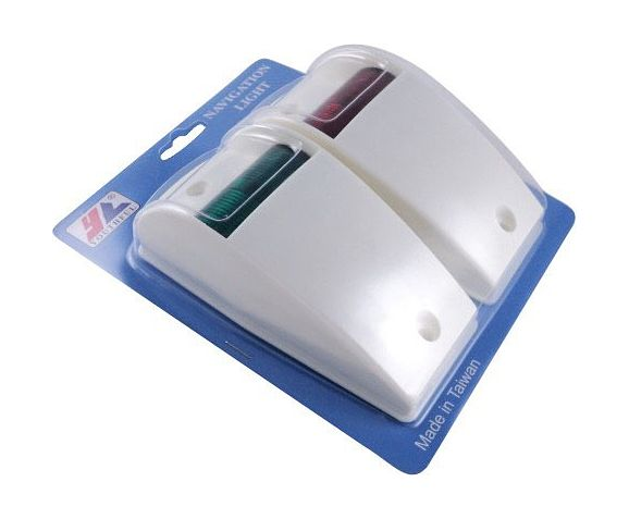 Огни ходовые, белый корпус, комплект