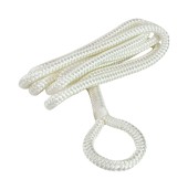 Веревка для кранца с огонами d10 мм, L2 м, белый