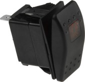 Переключатель двухпозиционный (ON)-OFF 12 В/20А 3Р с подсветкой без фиксации 1 положения Переключатель двухпозиционный (ON)-OFF 12 В/20А 3Р с подсветкой без фиксации 1 положения