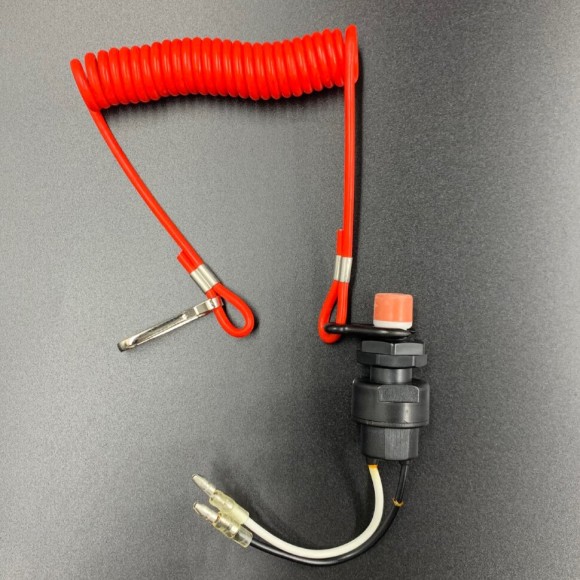 Кнопка аварийной остановки двигателя с чекой Yamaha 9.9-250, F4-350 (Osaka)