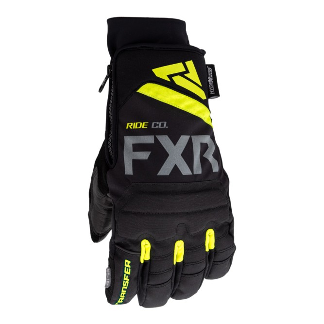 Перчатки FXR Transfer с утеплителем Black/Hi Vis, S