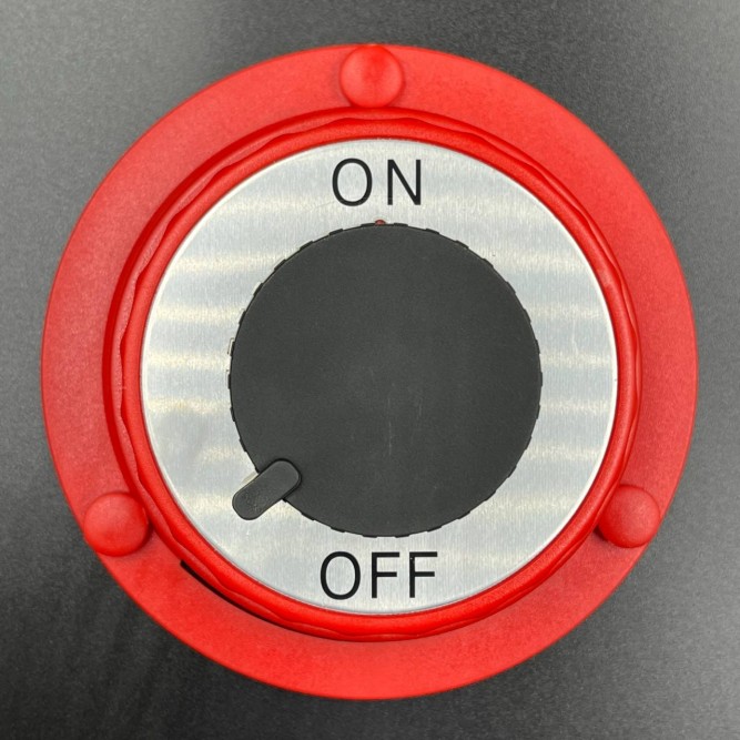 Выключатель массы "OFF-ON" красный (Sunfine)