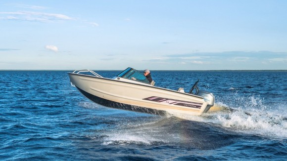 Моторная лодка, Viсtory A3, светло-серый с Suzuki DF60ATL