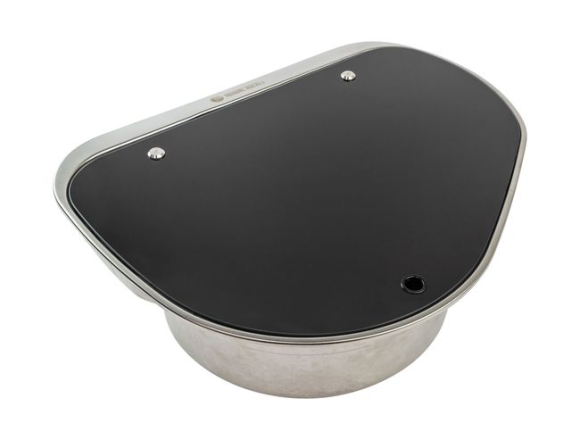 Плита газовая с мойкой левой, стеклянная крышка, Marine Rocket