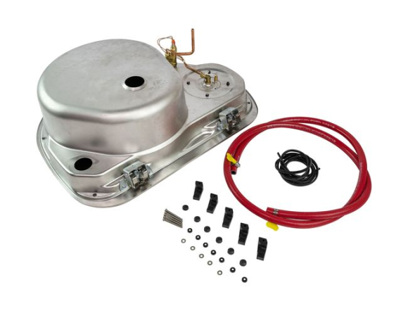 Плита газовая с мойкой левой, стеклянная крышка, Marine Rocket