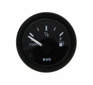 Указатель уровня топлива 240-33 Ом (US), черный циферблат, черный ободок, д. 52 мм Указатель уровня топлива 240-33 Ом (US), черный циферблат, черный ободок, д. 52 мм