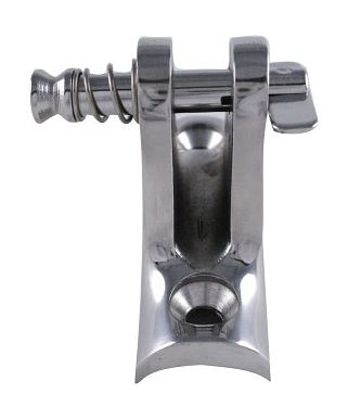 Кронштейн палубный 90 град, с подпружиненным штифтом, выгнутое основание