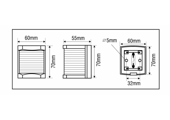 Огонь топовый Classic 12, черный корпус