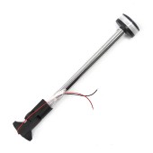 Огонь круговой светодиодный на наклонной стойке 360 мм, нержавеющая сталь