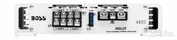 Морской усилитель BOSS MR1004, (4 канала, 400W) Морской усилитель BOSS MR1004, (4 канала, 400W)