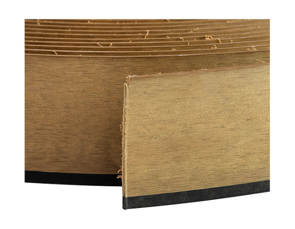 Покрытие палубное 50ммx5мм, тик классический, черная полоса, Marine Rocket