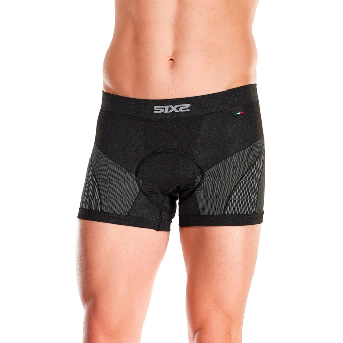 Термошорты SIXS BOX2 V2 с вставкой 4-season Black Carbon, M/L