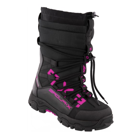 Ботинки FXR X-Plore Short с утеплителем Black/Fuchsia, 6.5/8.5/39