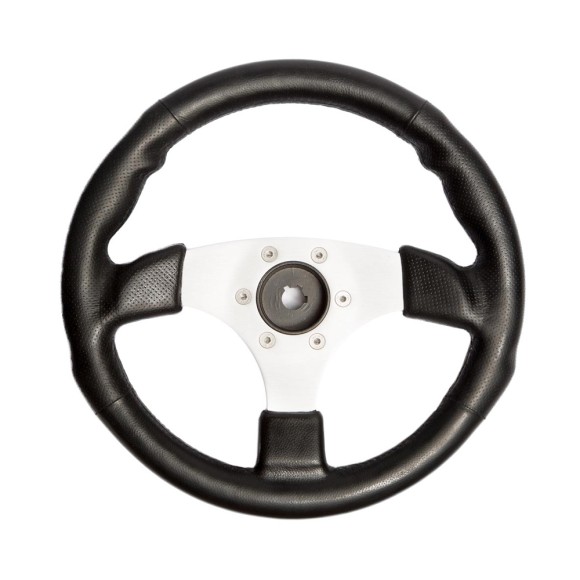 Колесо рулевое Skipper, спицы алюминиевые 340 мм, чёрный Колесо рулевое Skipper, спицы алюминиевые 340 мм, чёрный