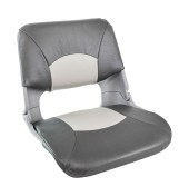 Кресло складное мягкое SKIPPER, серый/темно-серый