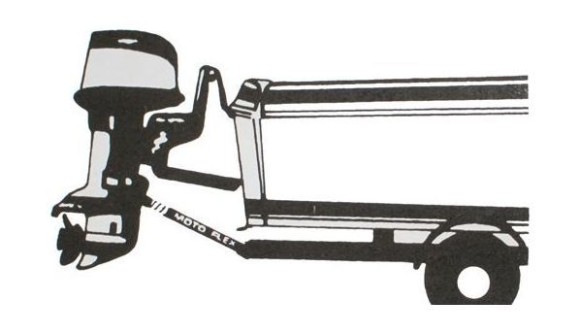 Кронштейн опорный для перевозки ПЛМ 50-300 л.с. на трейлере