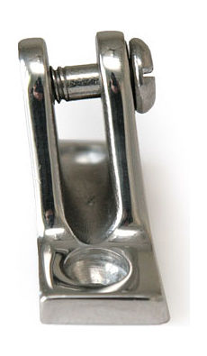 Кронштейн палубный 75 град, с винтовым штифтом, ровное основание