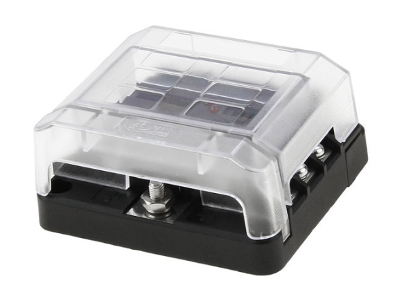 Блок на 6 предохранителей ATP/ATC/ATO с крышкой