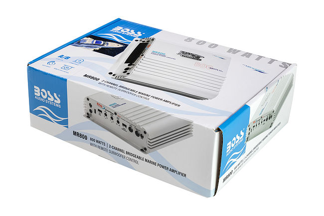 Морской усилитель BOSS MR800, (2 канала, 800W)