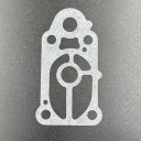 Прокладка под пластину помпы охлаждения Mercury 2-3.3 (Quicksilver)