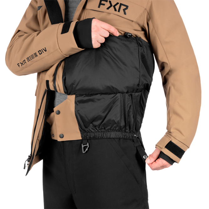 Штаны FXR Chute с утеплителем Stealth, 2XL