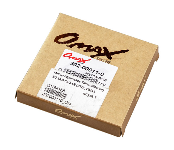 Кольцо поршневое Tohatsu/Mercury M2.5A/3.5A/3.5B (STD), OMAX