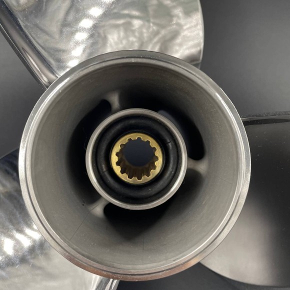 Гребной винт Yamaha 40-55, F30-60 Stella (3x11 3/8x14) (Сталь) (Polastorm)