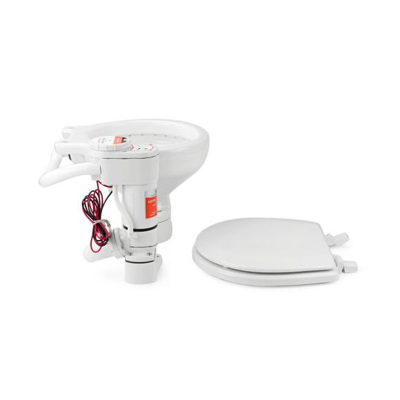 Унитаз судовой керамический SeaFlo с электрической помпой Унитаз, 12V